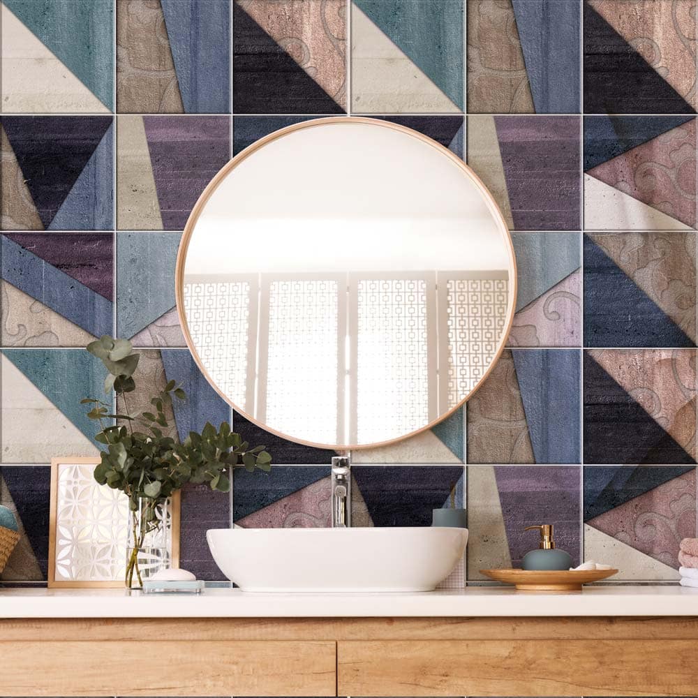 Geometric vintage | Adesivi per piastrelle