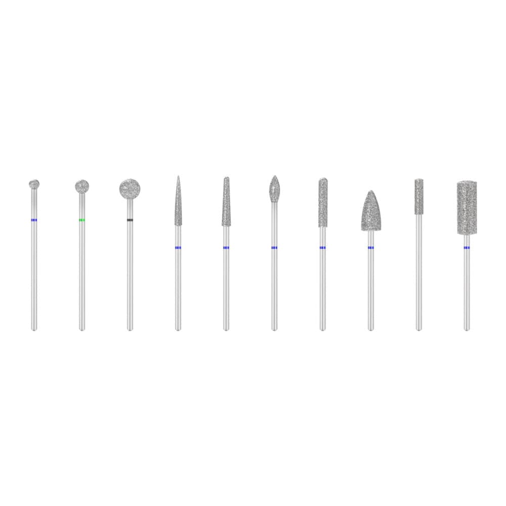 Activeshop Set Punte Diamantate 10 Pezzi