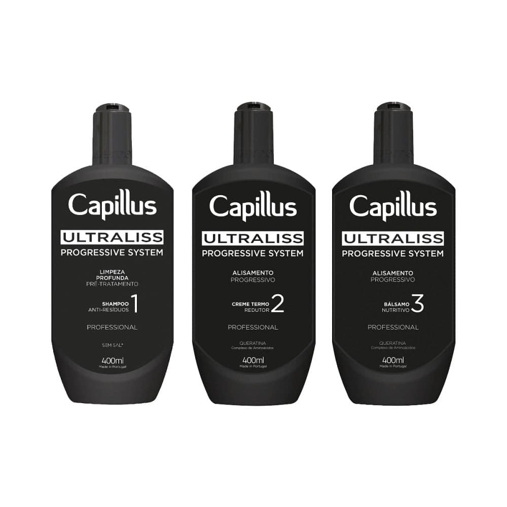 Activeshop Capillus Ultraliss Nanoplastia, Set Per Il Trattamento Di Nanoplastic, 3X400Ml