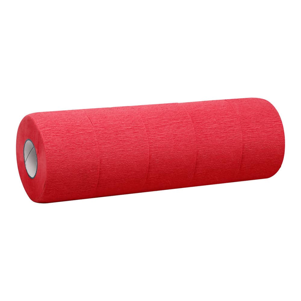 Activeshop Collare Carta Parrucchiere 5 Pezzi Rosso