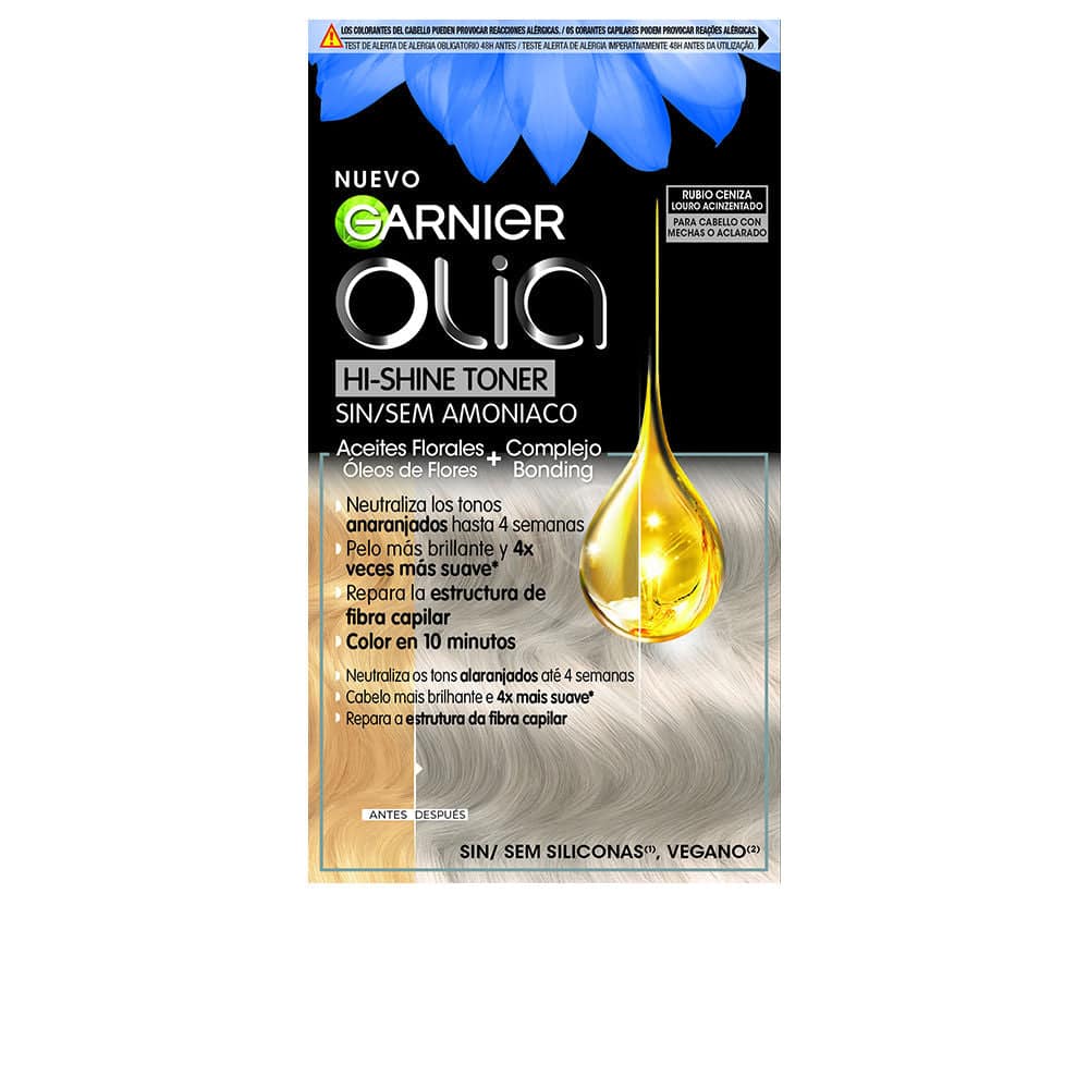 Garnier Olia Hi Shine Semi-Permanent Color Tonic 10.01 Biondo Platino 3 Pezzi