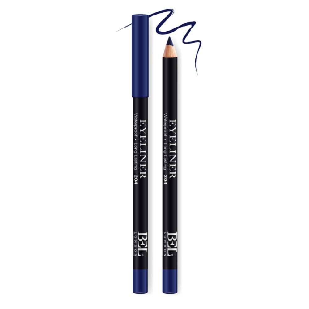 Bel London, Olio Vegetale Idrogenato, Impermeabile, Colore, Lunga Durata,Eyeliner in Matita Gel 204, Blu, 0,78 g