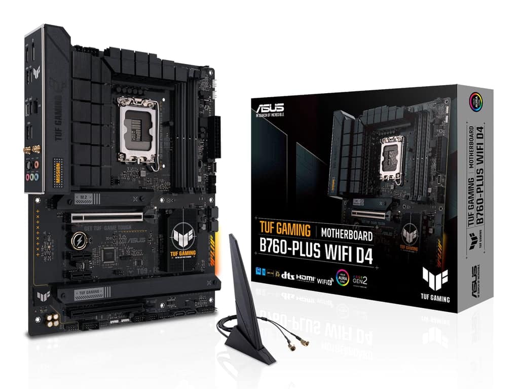 ASUS TUF GAMING B760-PLUS WIFI D4 Intel B760 LGA 1700 ATX - nuovo
