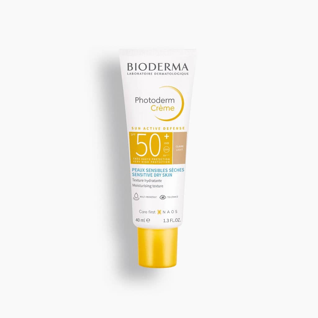 Bioderma Crema solare colorata SPF 50+ Photoderm Aqua 40 ml - Tonalità: Chiara