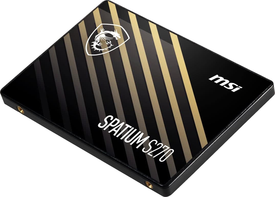 MSI SPATIUM S270 SATA 2.5 480GB SSD 2.5 480GB Serie ATA III 3D NAND - nuovo