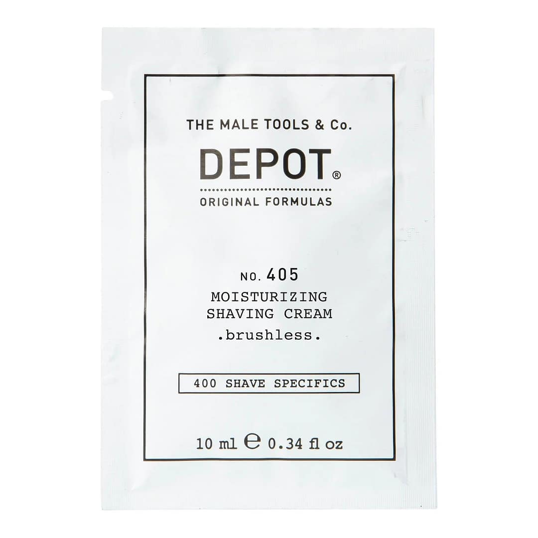 Depot, 400 Specifiche per la rasatura n. 405, Allantoina, Idratante, Crema da barba, 10 ml