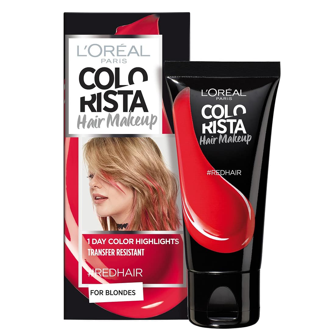 L’Oreal Paris, Colorista Hair Makeup, Tintura per Capelli Semipermanente, #REDHAIR, 30 ml