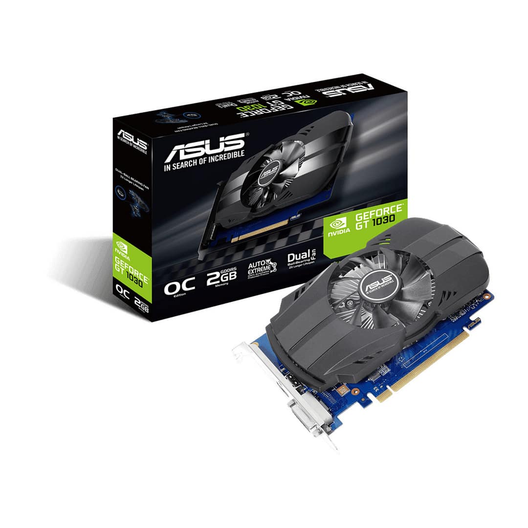ASUS PH-GT1030-O2G NVIDIA GeForce GT 1030 2 Go GDDR5 - nuovo