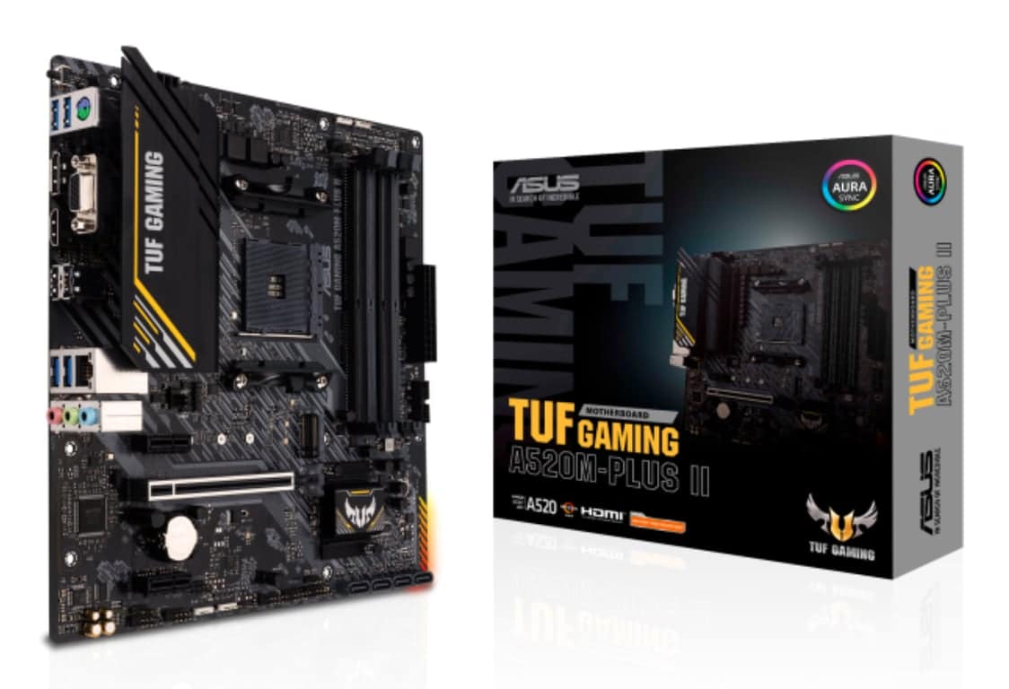 ASUS TUF GAMING A520M-PLUS II AMD A520 AM4 slot micro ATX - nuovo