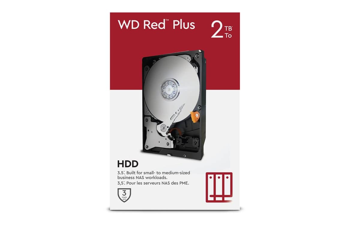 WESTERN DIGITAL RED PLUS DESKTOP 2 TO HDD / WD20EFZX - nuovo