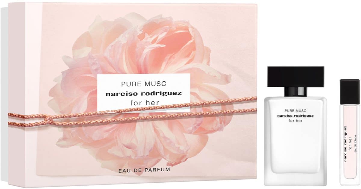 narciso rodriguez for her PURE MUSC confezione regalo da donna con formato da viaggio