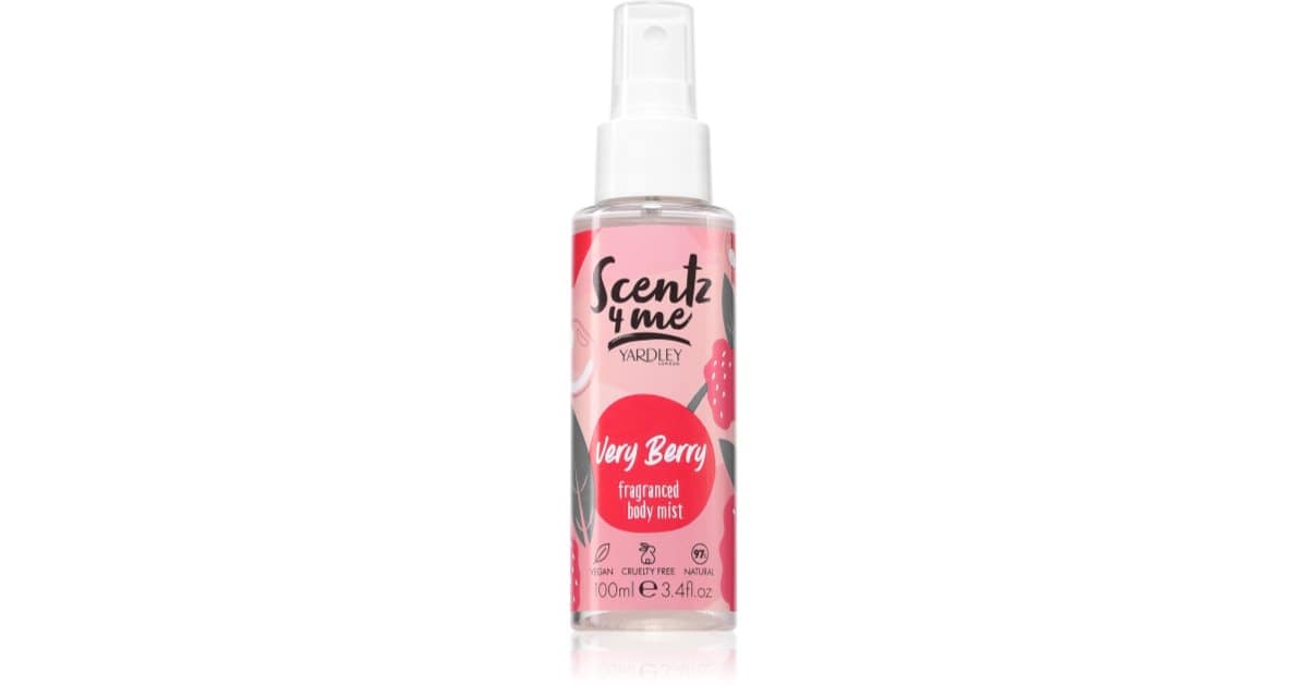 Yardley Scentz 4 Me Very Berry spray corpo da donna 100 ml