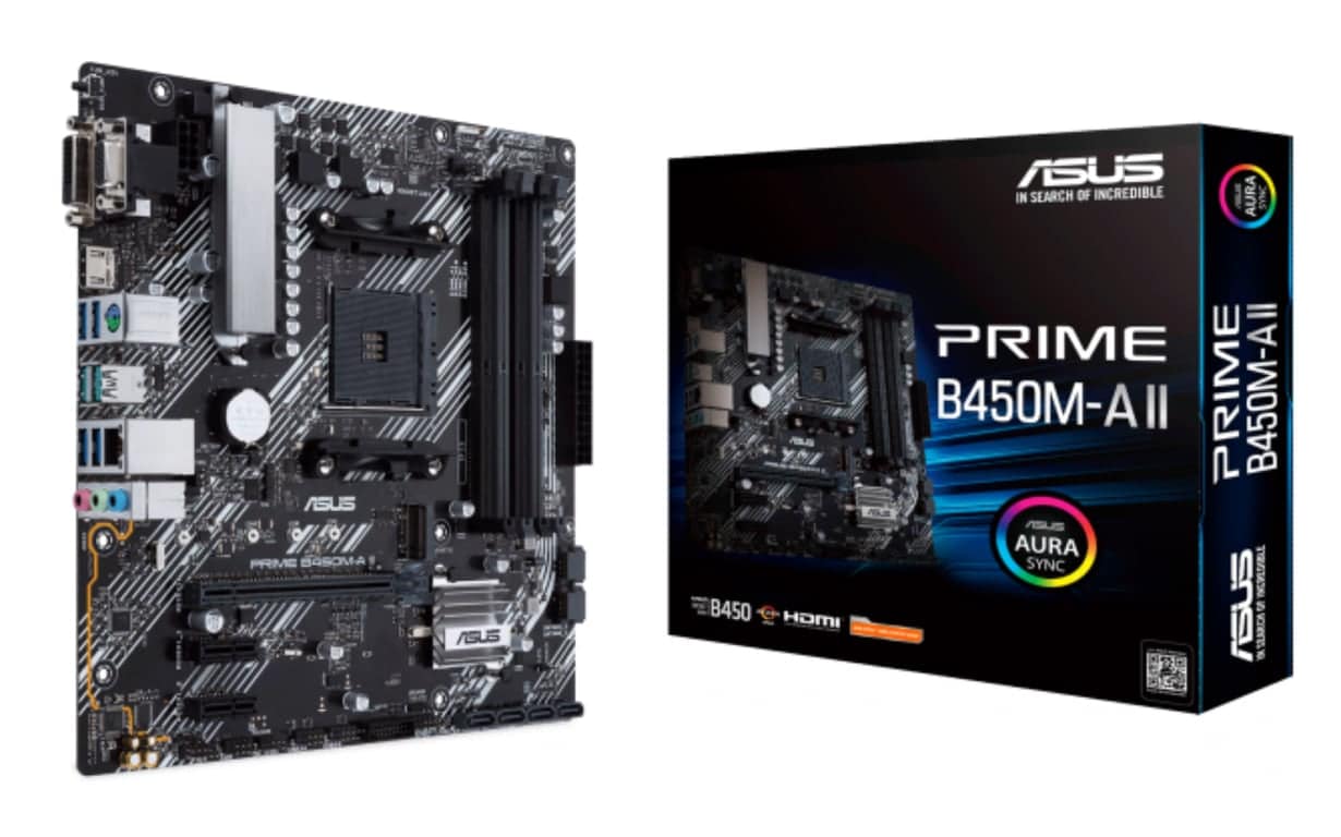 ASUS PRIME B450M-A II AMD B450 AM4 slot micro ATX - nuovo