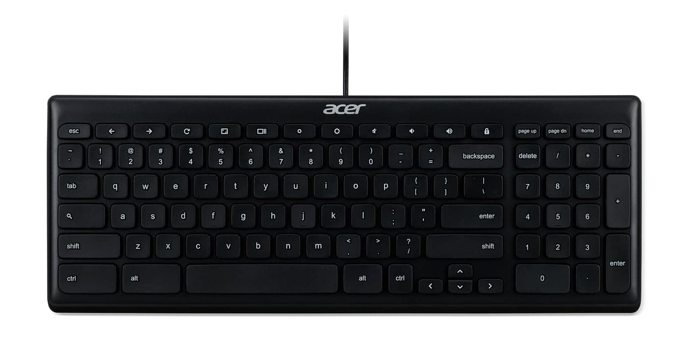 Acer GP.KBD11.00Z Tastiera USB QWERTY belga Nero - nuovo