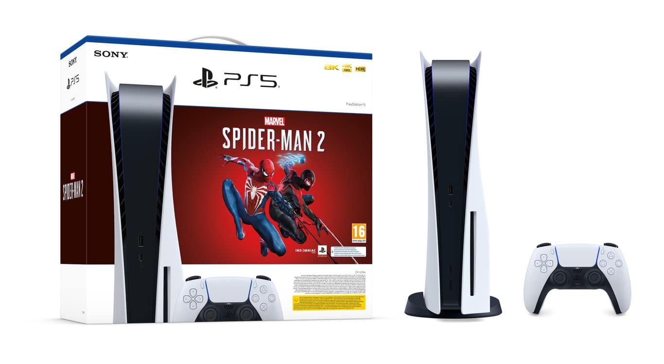 PS5 & Spider-man 2 Pack - Console di gioco Playstation 5 (Standard) - nuovo