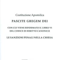 Costituzione apostolica. Pascite gregem Dei con cui viene riformato il libro VI del codice di diritto canonico. Le sanzioni penali nella Chiesa