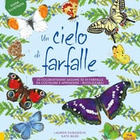 Un cielo di farfalle. 20 coloratissime sagome 3D di farfalle da costruire e appendere, riutilizzabili