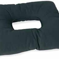 Cuscino in fibra cava siliconata con foro centrale