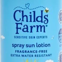 Childs Farm Suncare Spray abbronzante per bambini SPF 50+ senza profumazione 100 ml