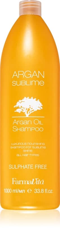 FarmaVita Argan Sublime shampoo senza solfati con olio di argan 1000 ml