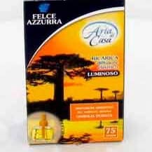 Felce Azzurra Ricarica Diffusore Elettrico Luminoso Per Ambiente Vaniglia Dorata