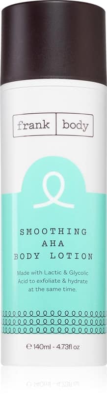 Frank Body Levigante AHA crema idratante e nutriente con acido lattico New Green Look 140 ml