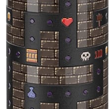 Ion8 Leak Proof bottiglia in acciaio inox per l’acqua per bambini Gamer 600 ml