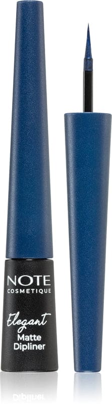 Note Cosmetique Elegant Matte Dipliner eyeliner liquido con finish matte colore 03 Navy Blue 2,5 ml