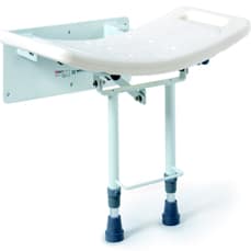 Sedile per Doccia da Parete con Piedi di Appoggio al Pavimento