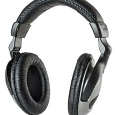 Meliconi HP50 Cuffie TV con cavo Auricolari con archetto Musica Nero – nuovo