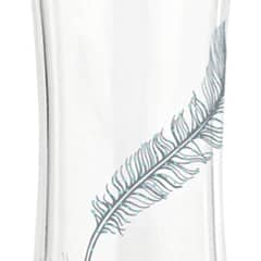 Equa Glass bottiglia d’acqua in vetro colore Feather 550 ml