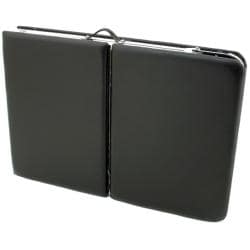 Lettino in acciaio cromato chiudibile a valigia