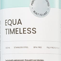 Equa Timeless bottiglia in acciaio inox per l’acqua piccola colore Splash 600 ml