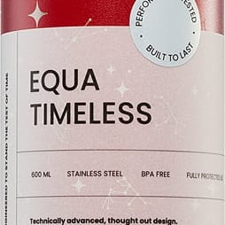 Equa Timeless bottiglia in acciaio inox per l’acqua piccola colore Stardust 600 ml