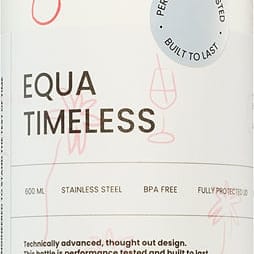 Equa Timeless bottiglia in acciaio inox per l’acqua piccola colore C’est La Vie 600 ml