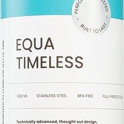 Equa Timeless bottiglia in acciaio inox per l’acqua piccola colore Wave 600 ml
