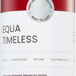 Equa Timeless bottiglia in acciaio inox per l’acqua piccola colore Wine Not 600 ml