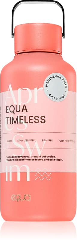 Equa Timeless bottiglia in acciaio inox per l’acqua piccola colore Après SwiM 600 ml