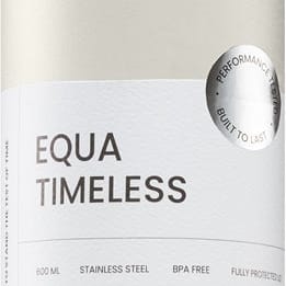 Equa Timeless bottiglia in acciaio inox per l’acqua piccola colore Off White 600 ml