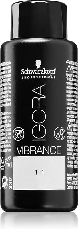 Schwarzkopf Professional IGORA Vibrance tinta semipermanente per capelli colore 9,5-21 Ash Cendré Toner 60 ml
