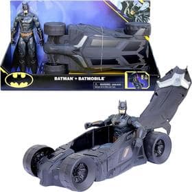 BATMAN – Batmobile + figura di Batman da 30 cm – 6064628 – Azione per bambini – nuovo