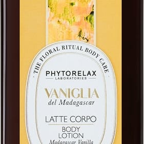 Phytorelax Laboratories Madagascar Vanilla latte corpo emolliente idratante con vaniglia 250 ml