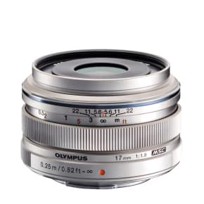 Olympus M.ZUIKO DIGITAL 17mm 1:1.8 Argento – nuovo