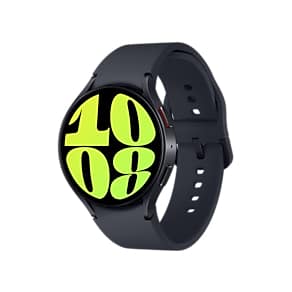 Samsung Galaxy Watch6 3,81 cm (1,5 ) OLED 44 mm Digitale 480 x 480 pixel Touchscreen Grafite Wifi GPS (satellite) – Ricondizionato – Condizioni eccellenti