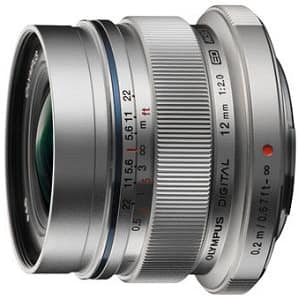 Olympus M.ZUIKO DIGITAL ED 12mm 1:2.0 MILC/SLR Argento – nuovo
