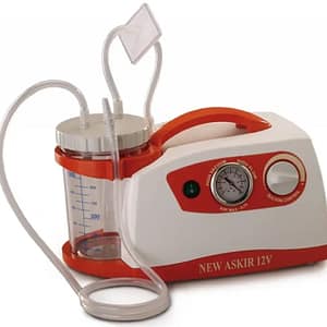 Aspiratore chirurgico NEW ASKIR 30 12V VASO 1 lt – da ambulanza solo con cavo auto 12V