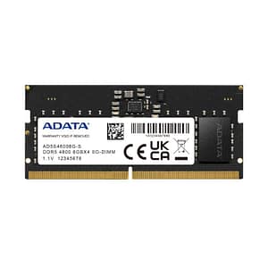 Adata ad5s48008g-s memoria ram 8gb ddr5 4800 mhz data integrity check