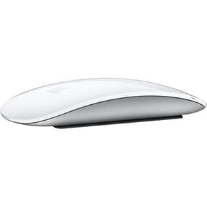 Apple magic mouse wireless ricaricabile superficie multi touch bianco silver