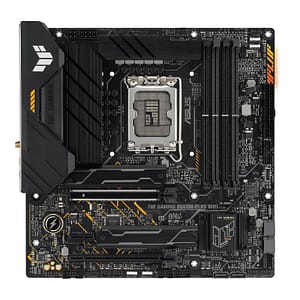 Asus tuf gaming b660m-plus wifi scheda madre matx, intel b660, lga1700, ddr5, pcie 5.0, lan realtek 2.5gb, wifi 6, realtek 7.1 surround, 2xm.2, 4xsata 6gb-s, usb 3.2 gen 2×2, armoury crate, nero