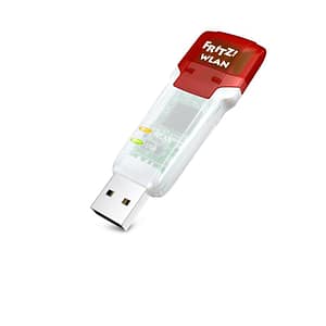 Avm fritz wlan usb stick ac 860 adattatore di rete wireless 866mbps interfaccia usb 3.0 colore bianco/rosso
